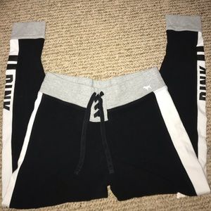 VS PINK JOGGER LEGGINGS